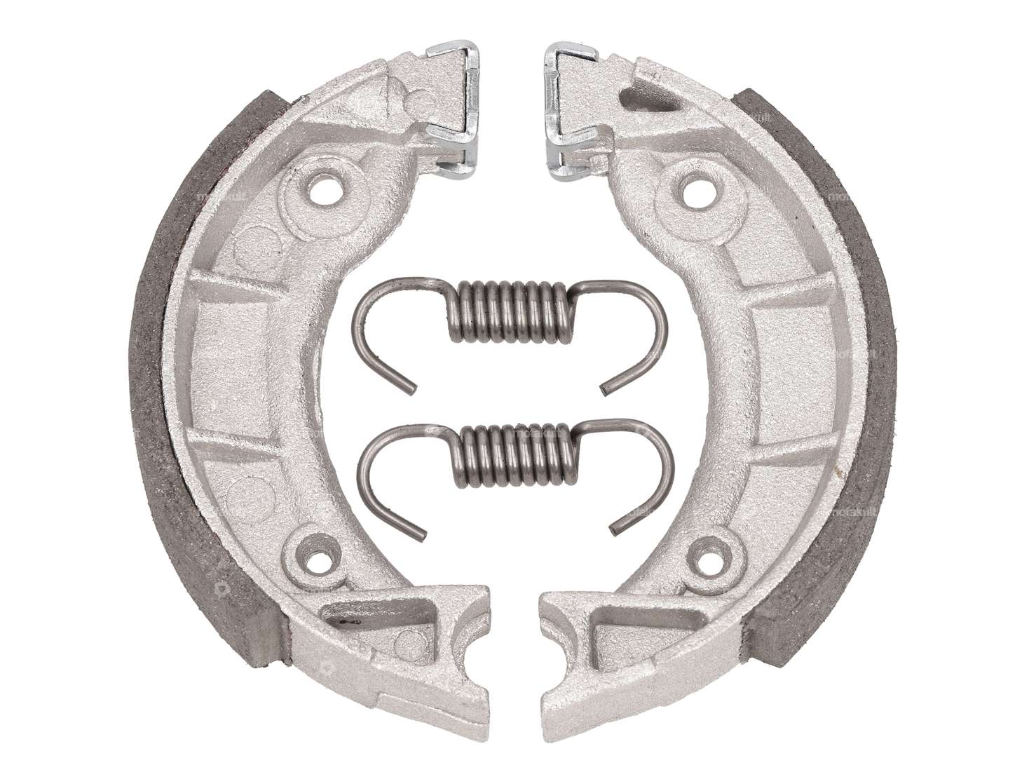 NewFren brake shoes Ø 90 x 18 spoke wheel front | Piaggio Ciao, Bravo, Boxer Carousel Image 1
