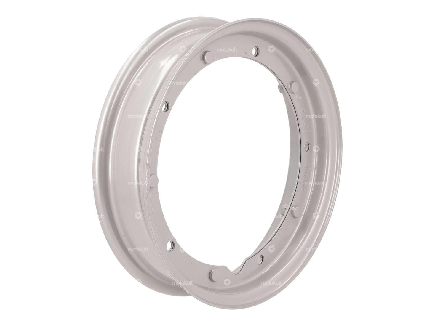 Piaggio rim 2.10-10" silver | Vespa Largeframe, Smallframe Carousel Image 2
