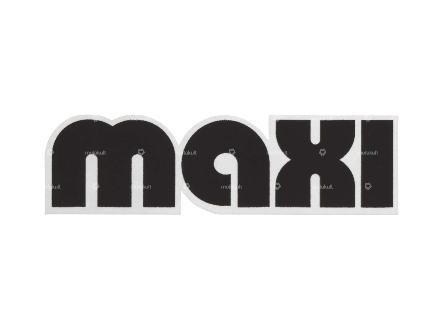 Sticker "maxi" 57x17 black | Puch Maxi L, S 2a (L2), S (Sport) Carousel Image 1
