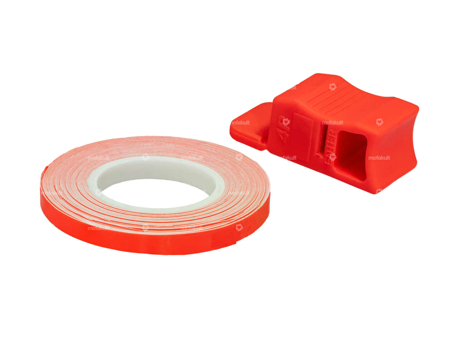 Rim tape 5 mm neon orange luminous (6 m) Carousel Image 1