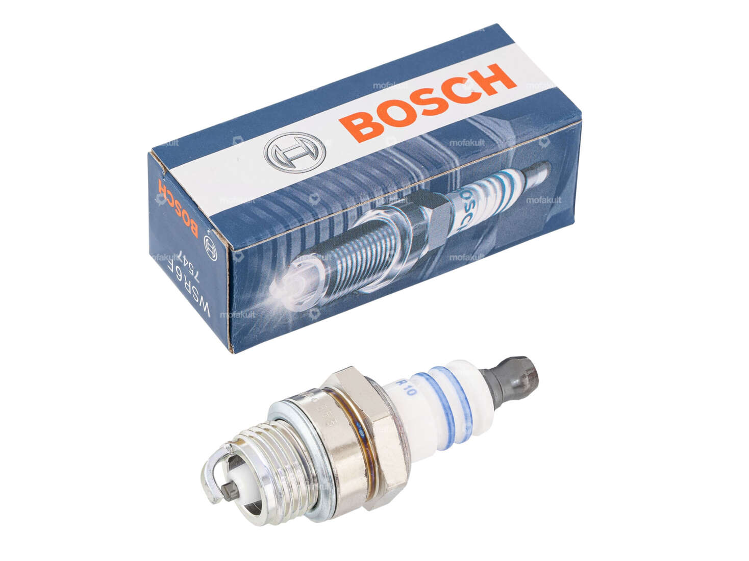 BOSCH WSR6F spark plug special short thread | Solex, Sachs LKH Carousel Image 1
