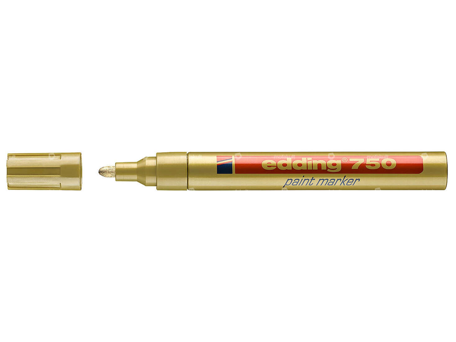edding 750 paint marker 2 - 4 mm gold Carousel Image 1