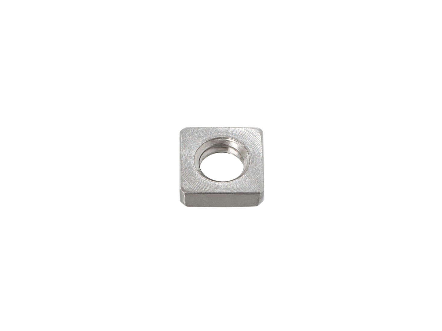 Nut M6 square low Inox Carousel Image 1