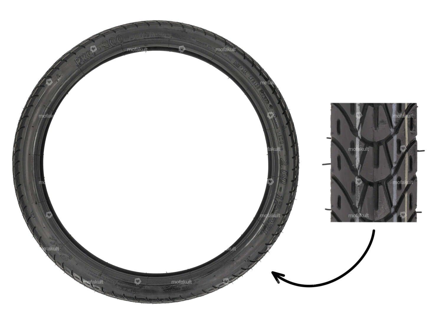 VeeRubber 2.00 x 17" tires VRM126 (V126) Allround Carousel Image 1