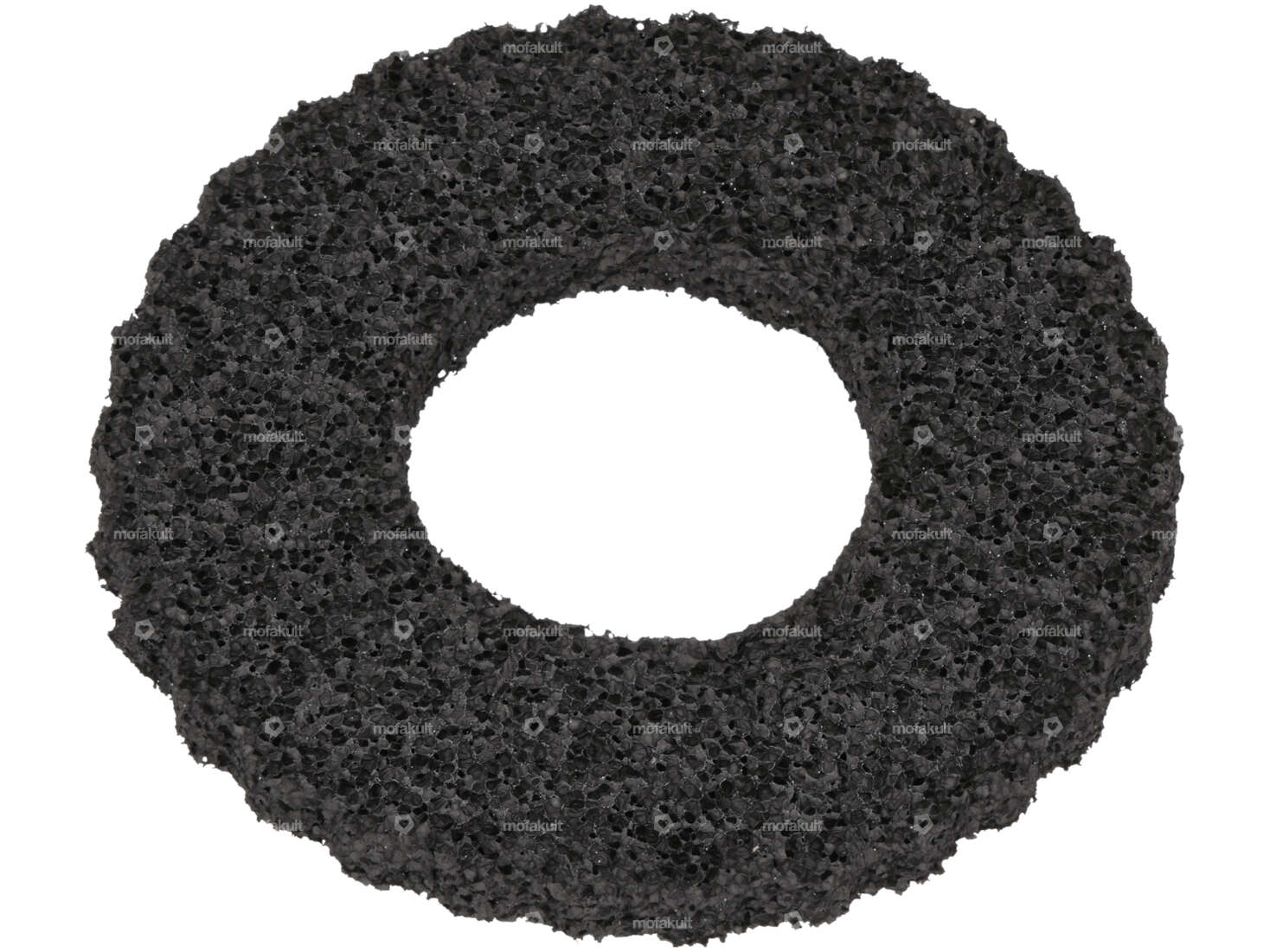 Decorative sponge fuel filler cap corrugated Ø 105 / 45 x 7 mm black Carousel Image 1