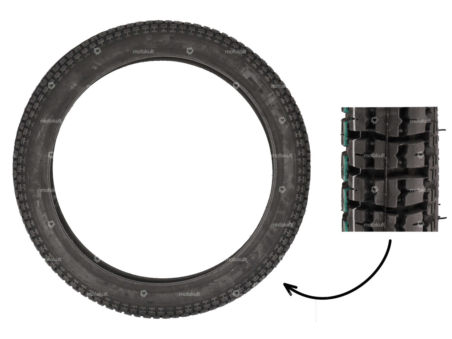 VeeRubber 2.50 x 17" tires VRM014 (V014) Allround Carousel Image 1