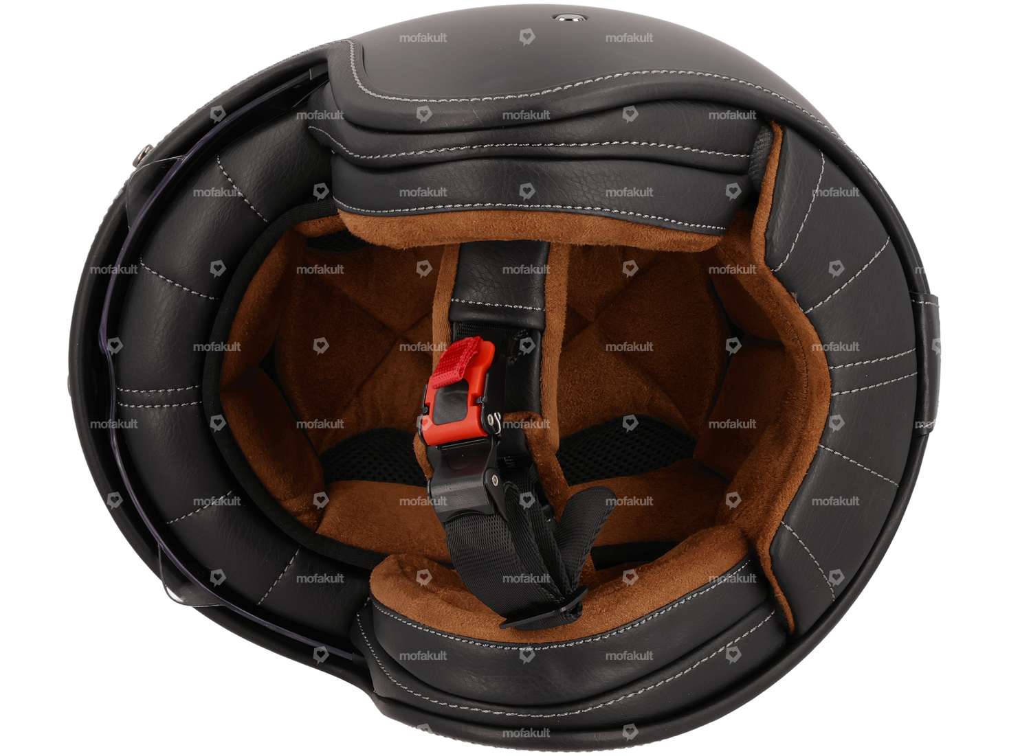 MT Helmets Jet helmet "Le Mans" black matt (S-XL) Carousel Image 4