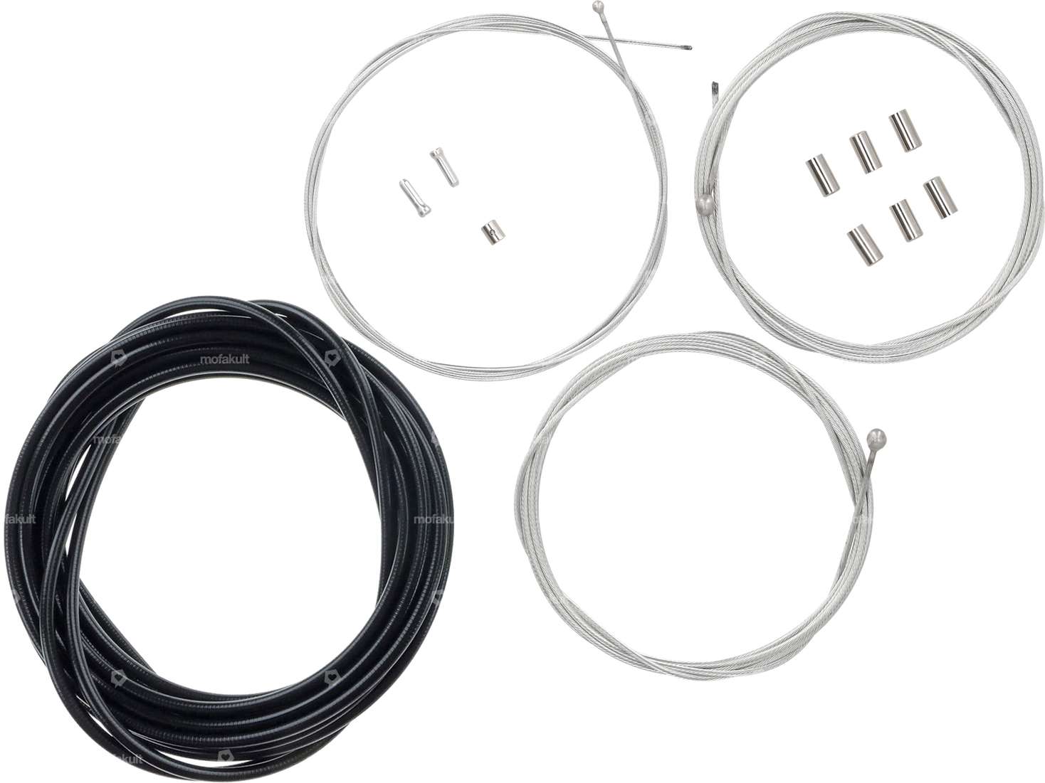 Cable set black | Tomos Classic, Quadro, Sprint, Fun Sport'R Carousel Image 1