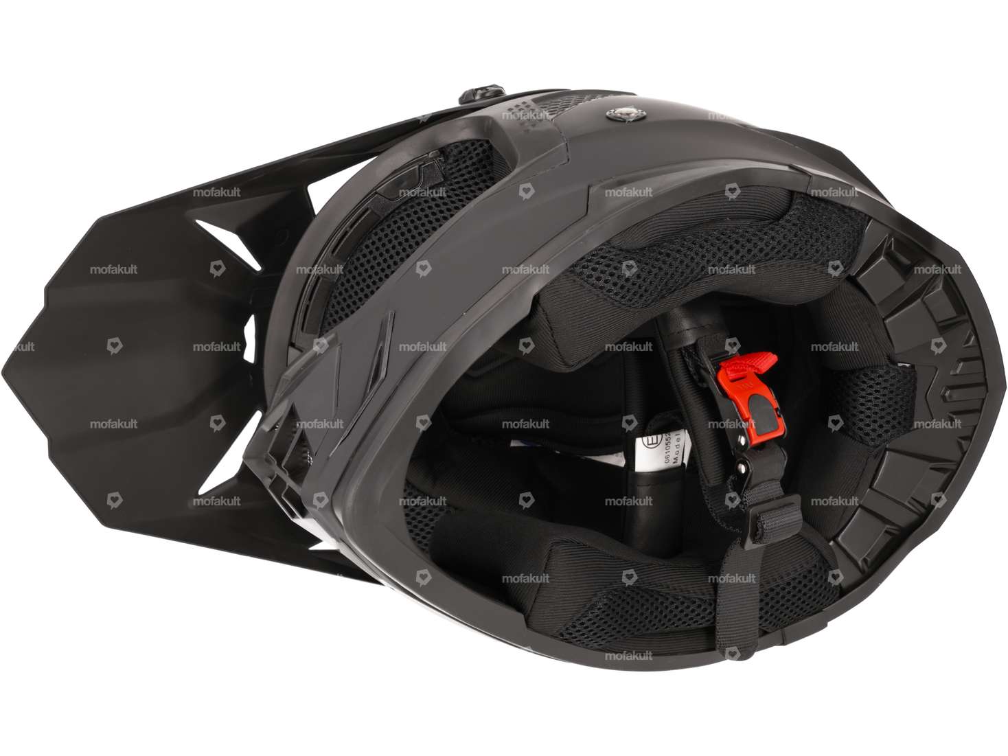 IXS cross helmet black matt (XL) Carousel Image 4