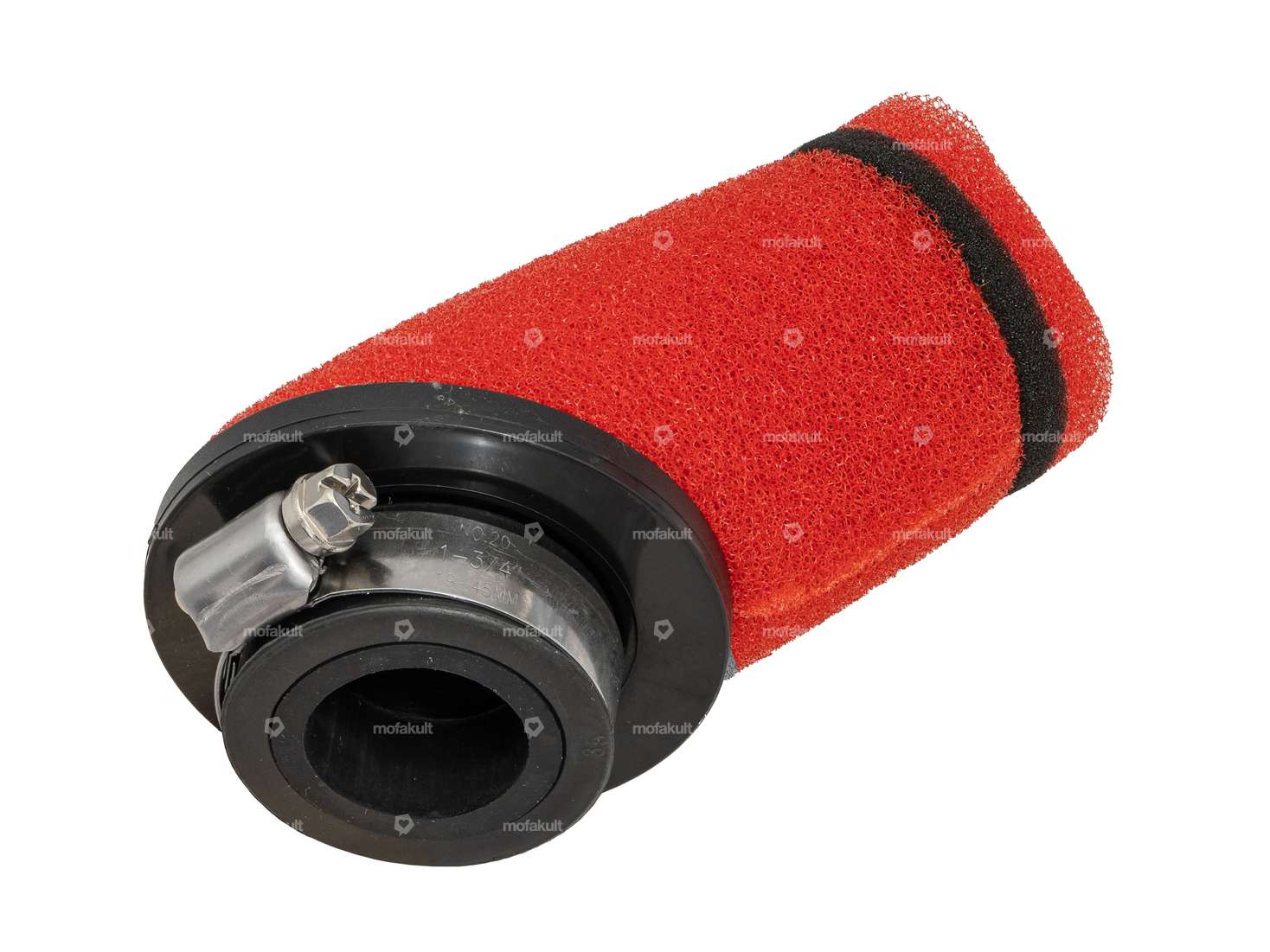 Air filter foam 30° red (Ø 28 / 35 mm) Carousel Image 1