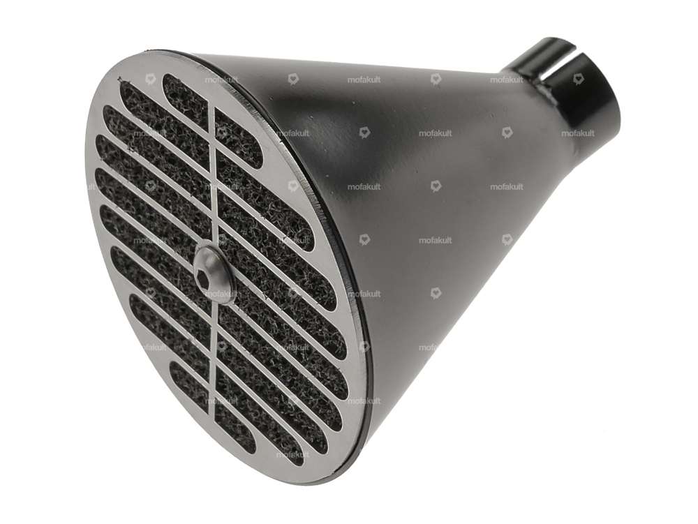 MLM air filter plate Ø 20 mm Bing Inox black Carousel Image 1