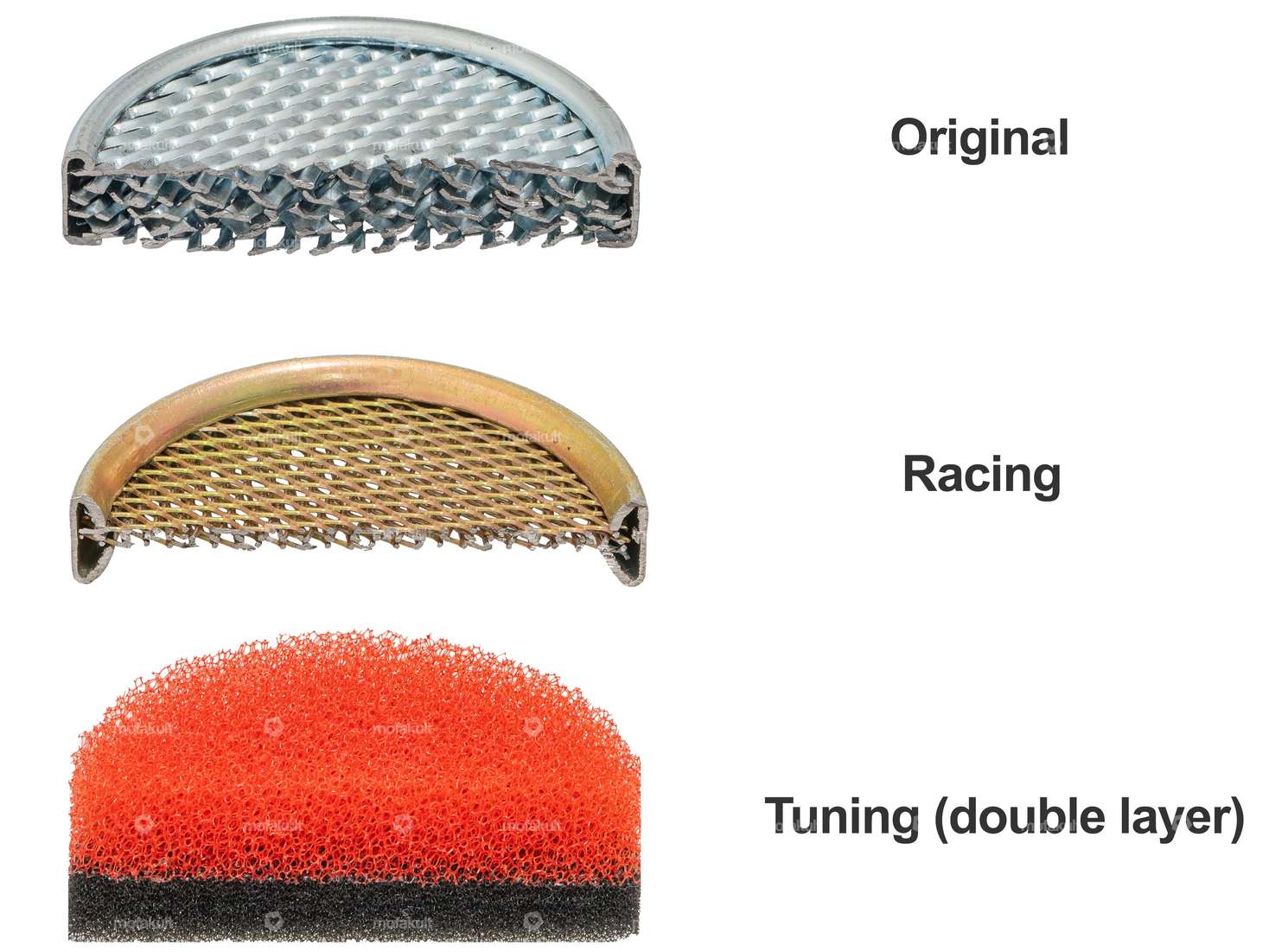 GPO air filter screen Ø 52 mm "Racing" Carousel Image 2