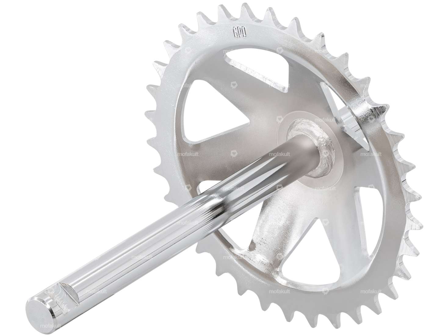 GPO pedal set chrome | Puch Velux Carousel Image 2