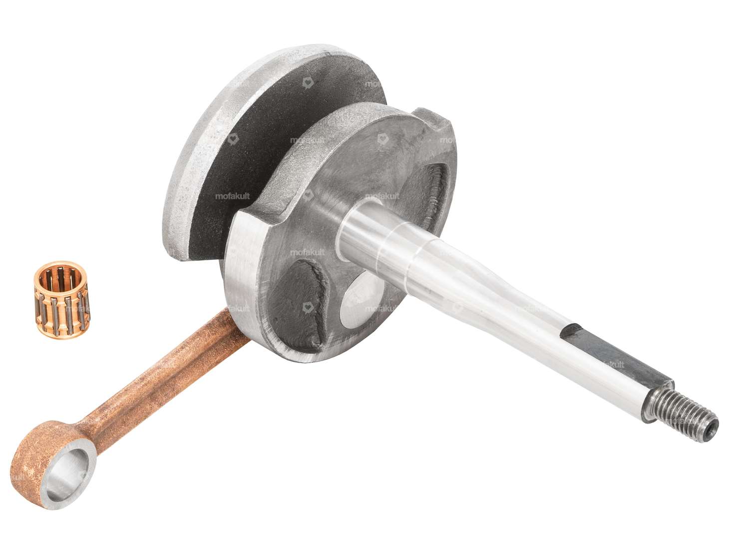 Mazzucchelli crankshaft "Original" 10 mm KoBo | Piaggio Ciao, SI, Bravo, Boxer Carousel Image 1