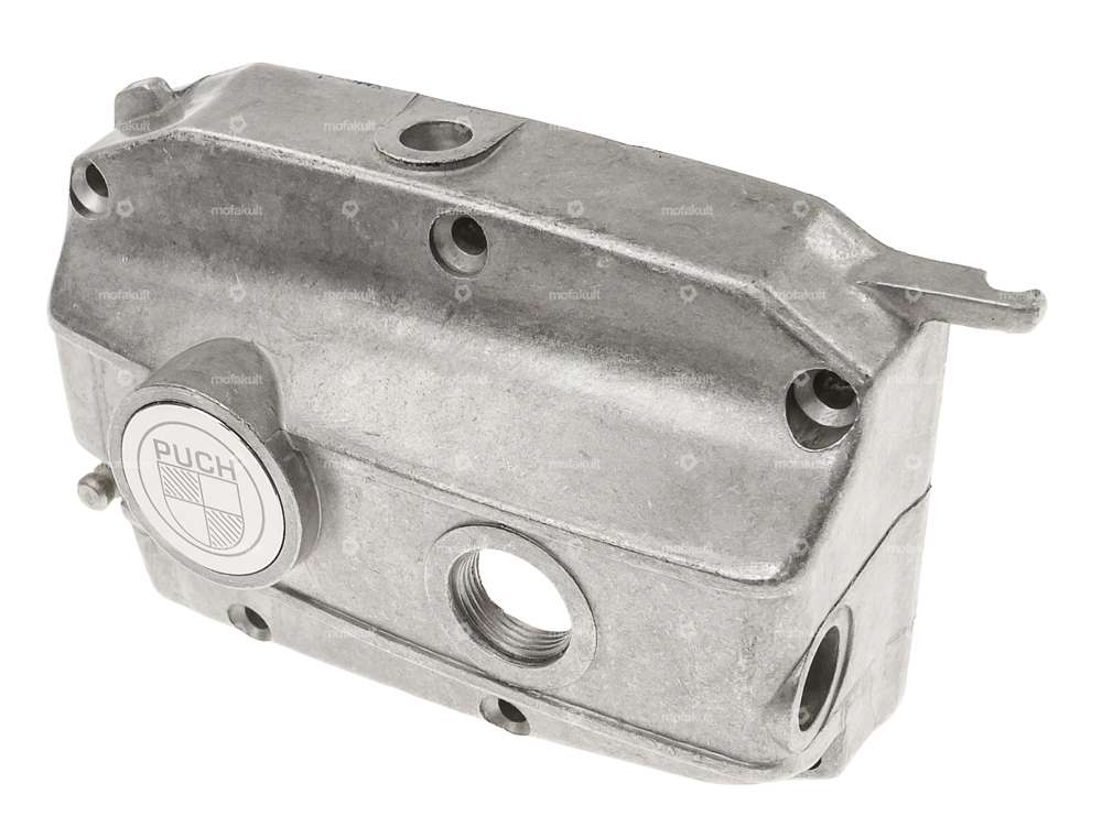 66HEROES Nickel-plated pinion shaft cap Puch logo | Puch Z50 (DE/AT version) Carousel Image 4