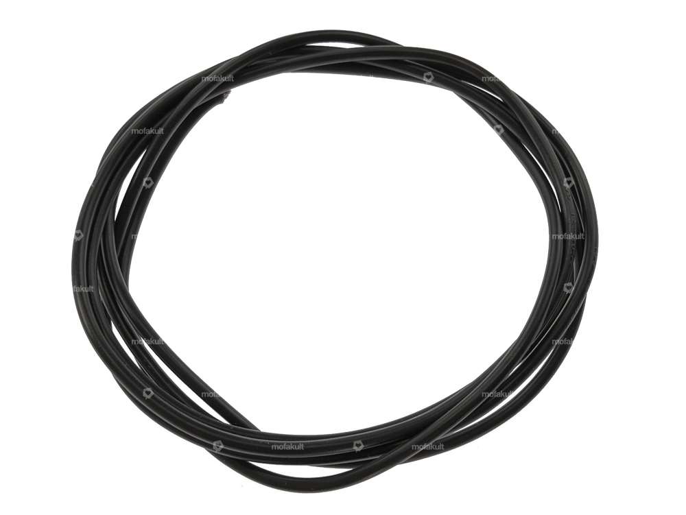 Power cable 1-core black 1 mm² (per meter) Carousel Image 1