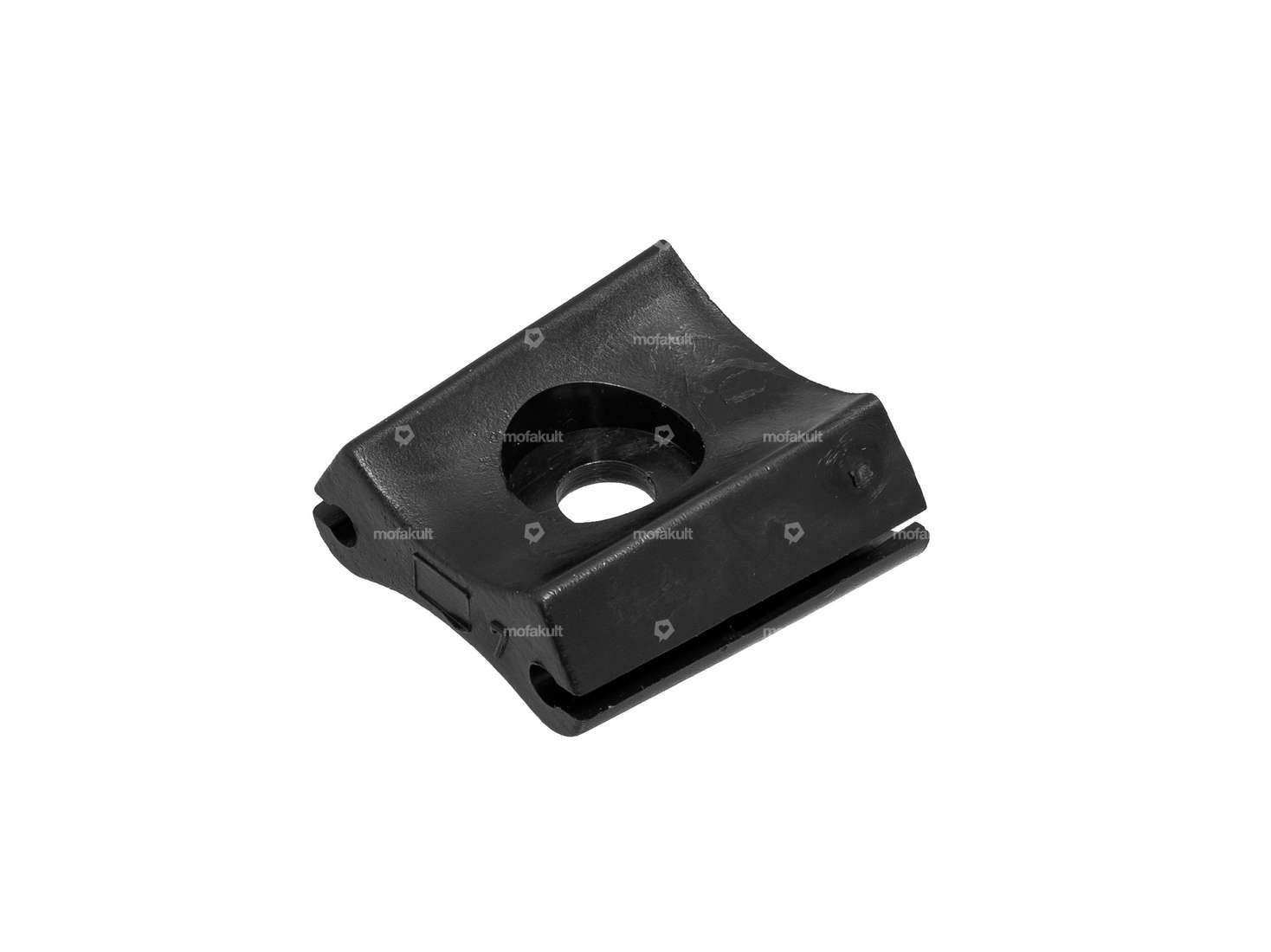 Counterholder Bowden cable 6 mm PVC (2-fold) Carousel Image 1