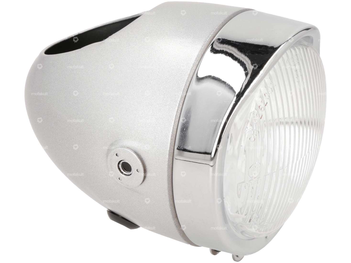 Egg lamp Ø 103 mm (side mounting) silver / chrome Carousel Image 1