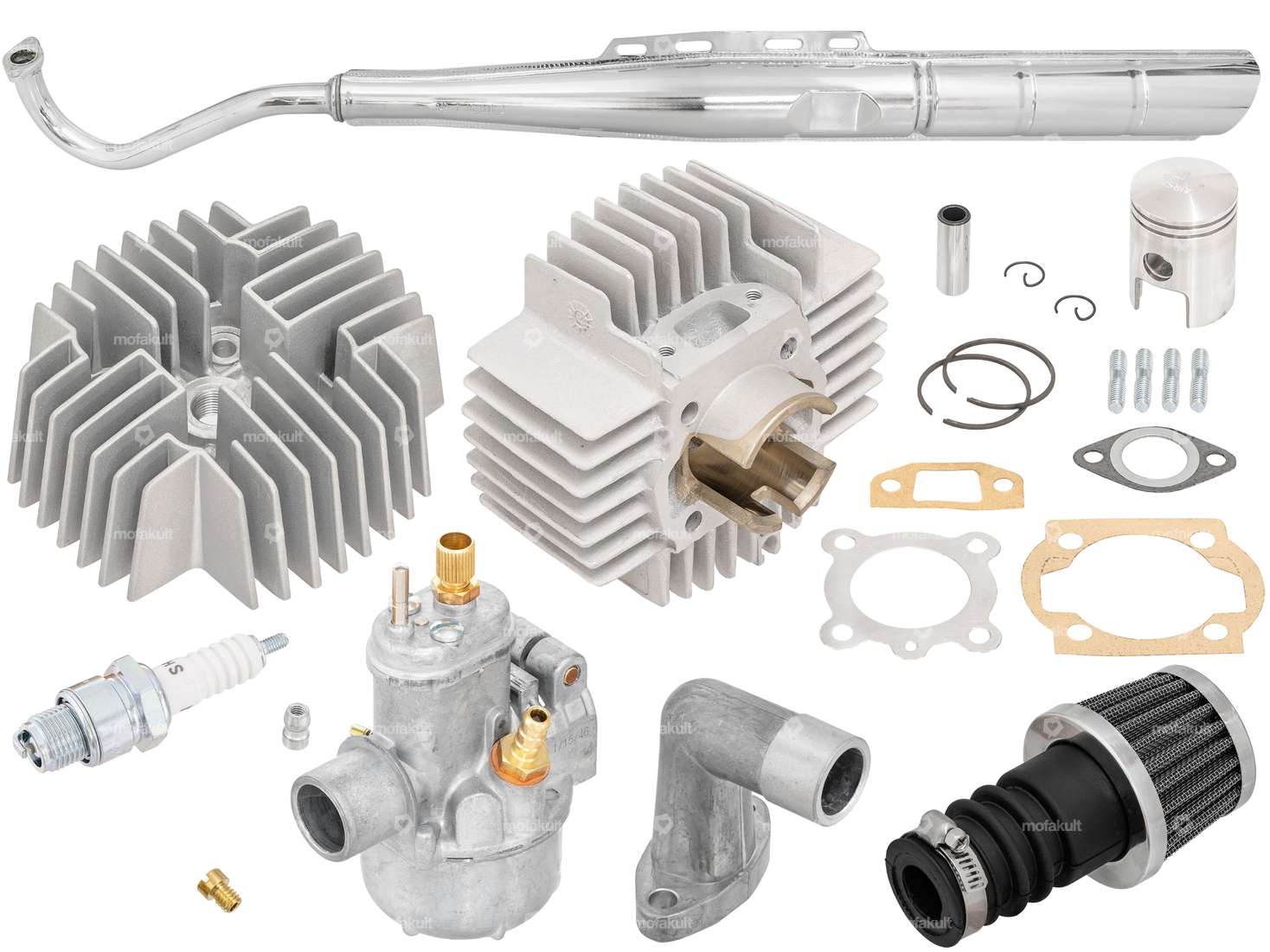 Airsal tuning set 38 mm (budget) | Puch E50, ZA50 Carousel Image 1