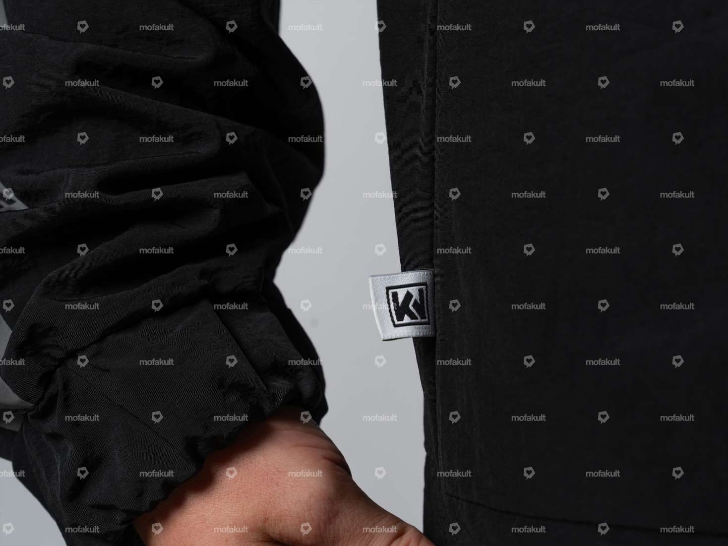 KULTWEAR "Ride" Windbreaker, Black/Gray Carousel Image 8