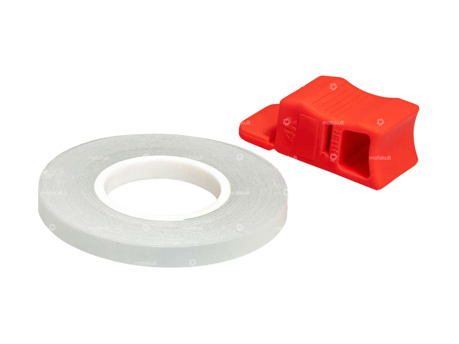 Rim tape 5 mm x 6 m white-glitter Carousel Image 1