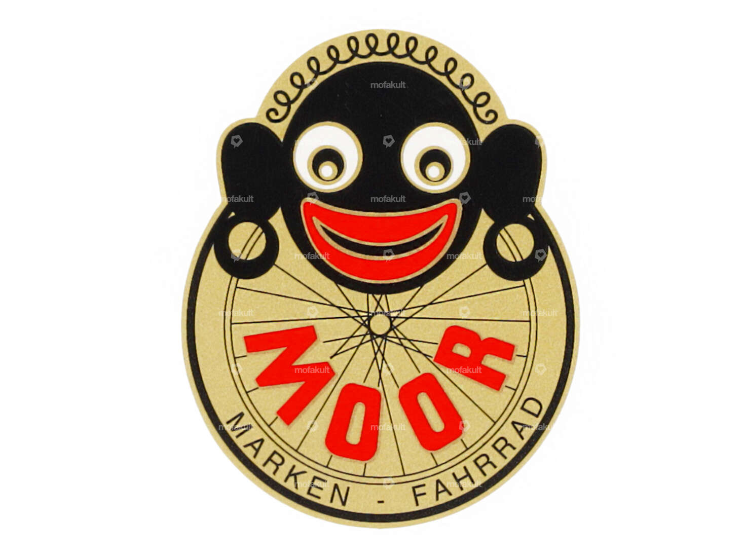 Sticker "MOOR coat of arms" 44x55 head tube Carousel Image 1