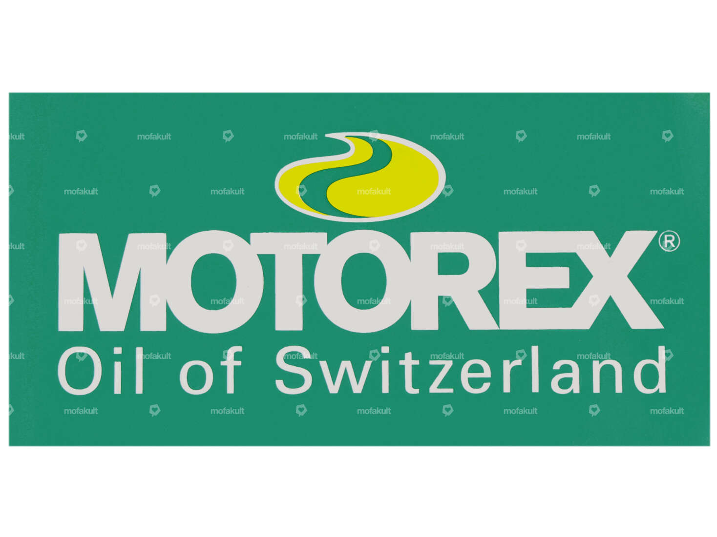 Motorex" sticker 120 x 62 mm Carousel Image 1