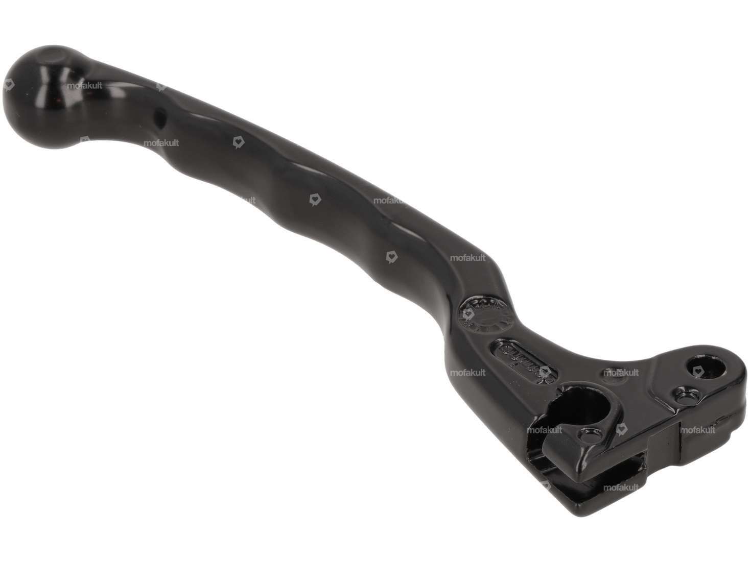 Domino brake lever left aluminum black Carousel Image 3