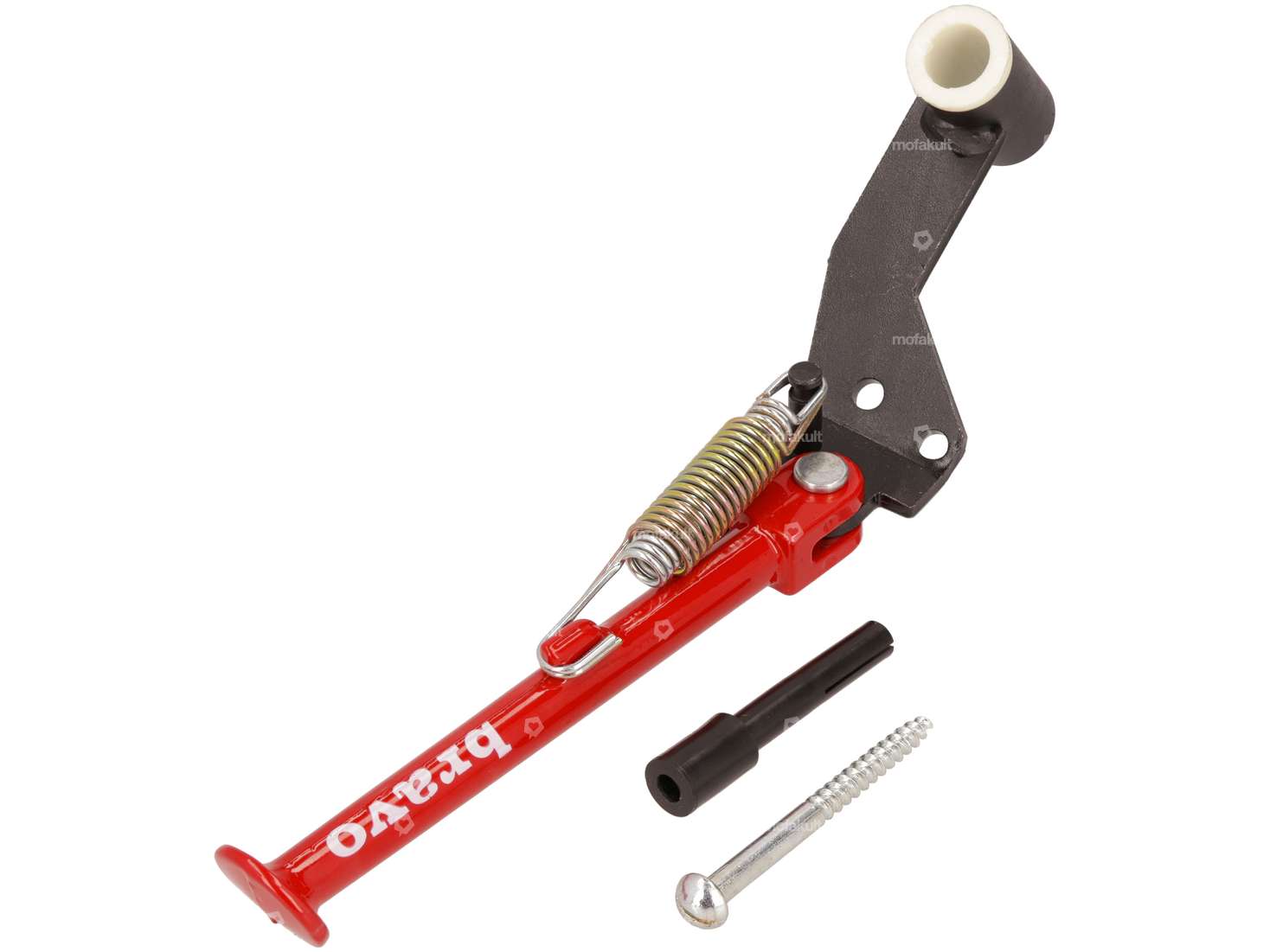 Buzzetti side stand "bravo" red NOS | Piaggio Bravo, SUPERbravo Carousel Image 1