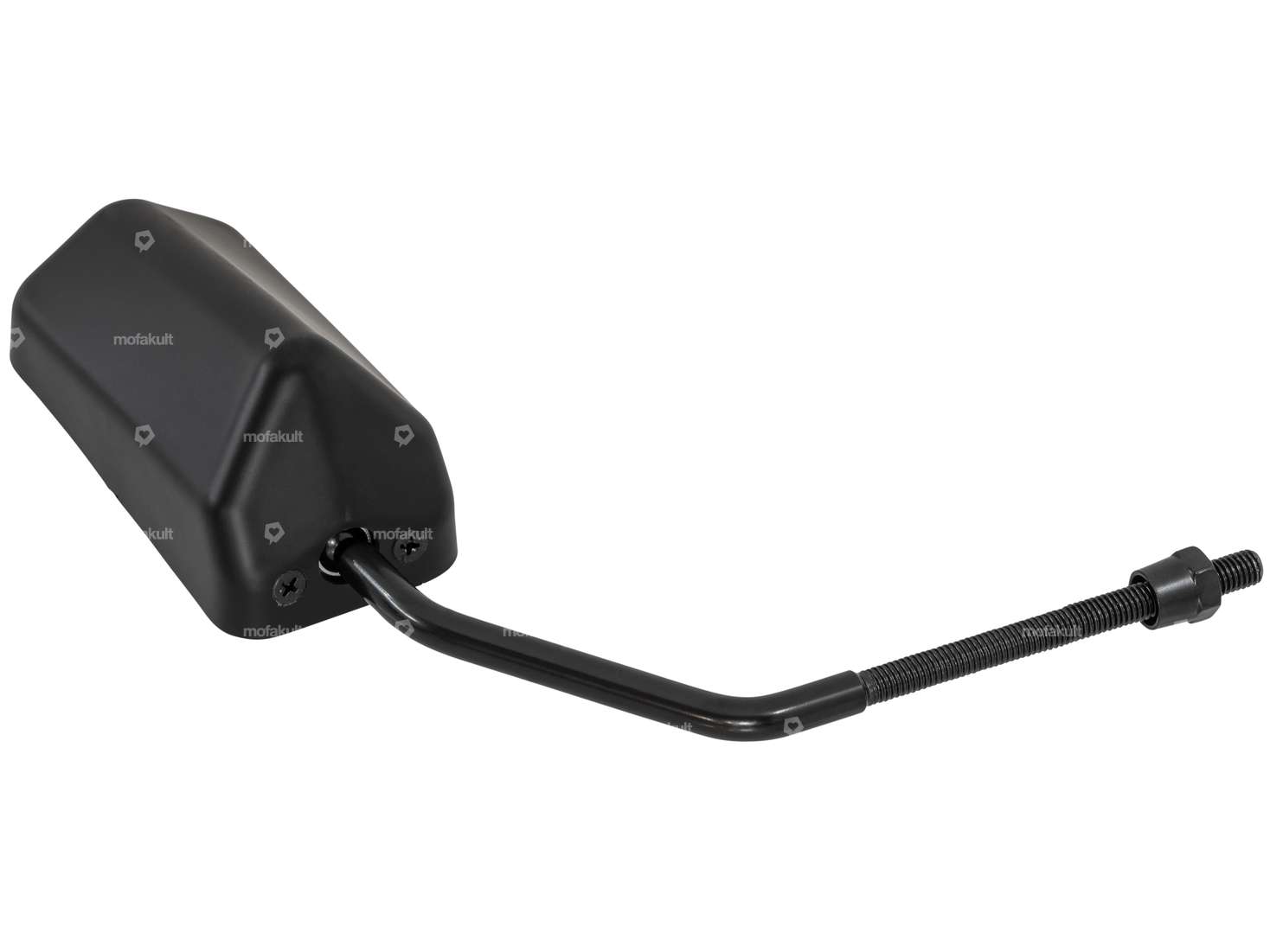 GPO mirror "F1" style black matt Carousel Image 3