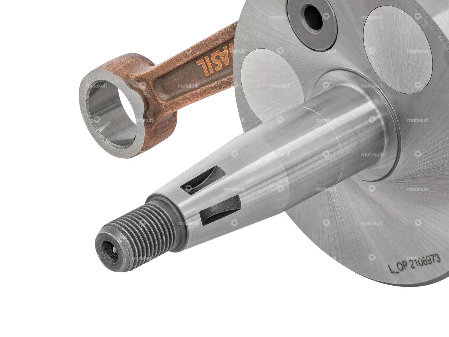 Jasil full cheek crankshaft (+2 mm stroke) | Puch X30 NS / NL & Velux (Z50) Carousel Image 3