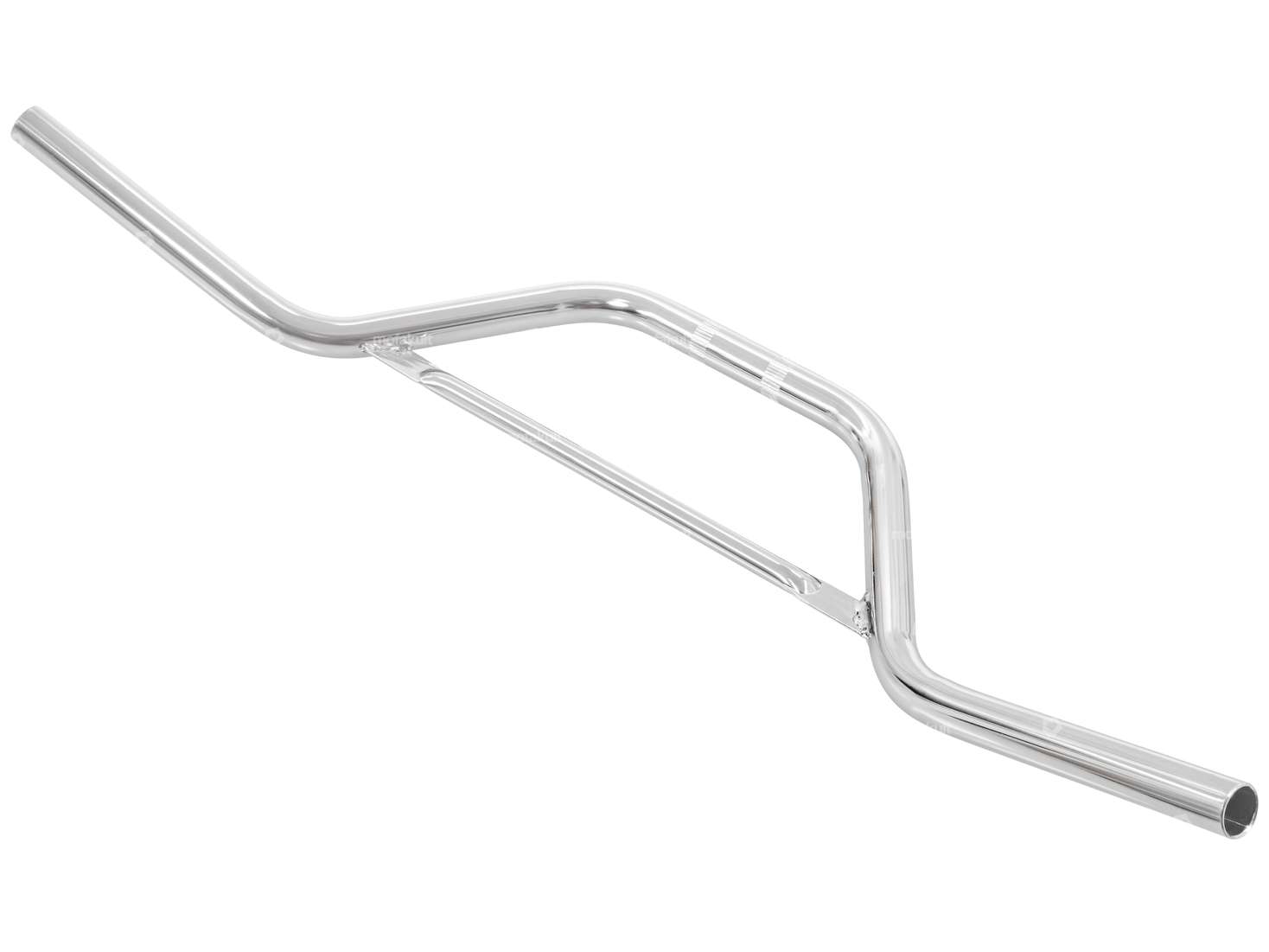 Handlebar fork plate 15 cm cross chrome Carousel Image 2