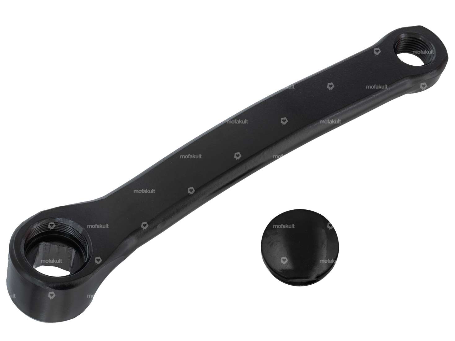 GPO pedal crank right black (square) | Pony (P8081) Carousel Image 1