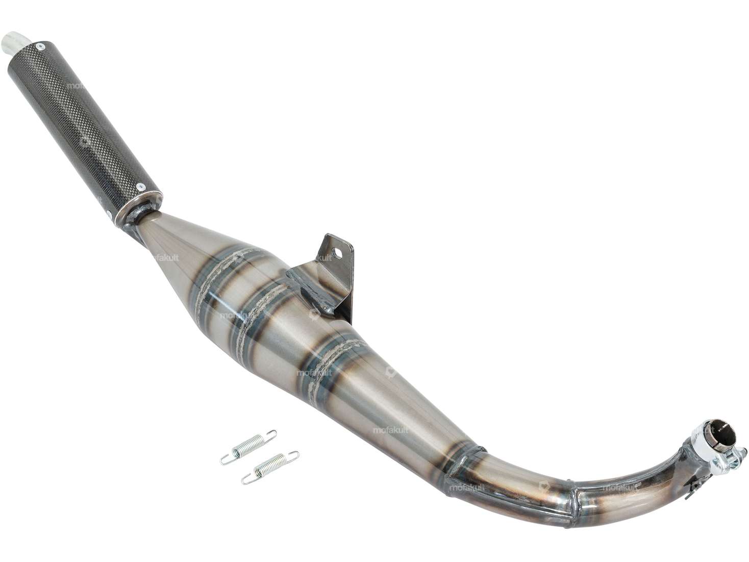 Simonini exhaust Thunder Carbon | Piaggio Ciao, Bravo Carousel Image 1