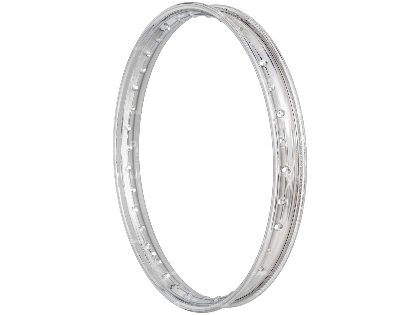 Rim ring 1.50 x 19" (56 mm) chrome large nipple holes Carousel Image 1