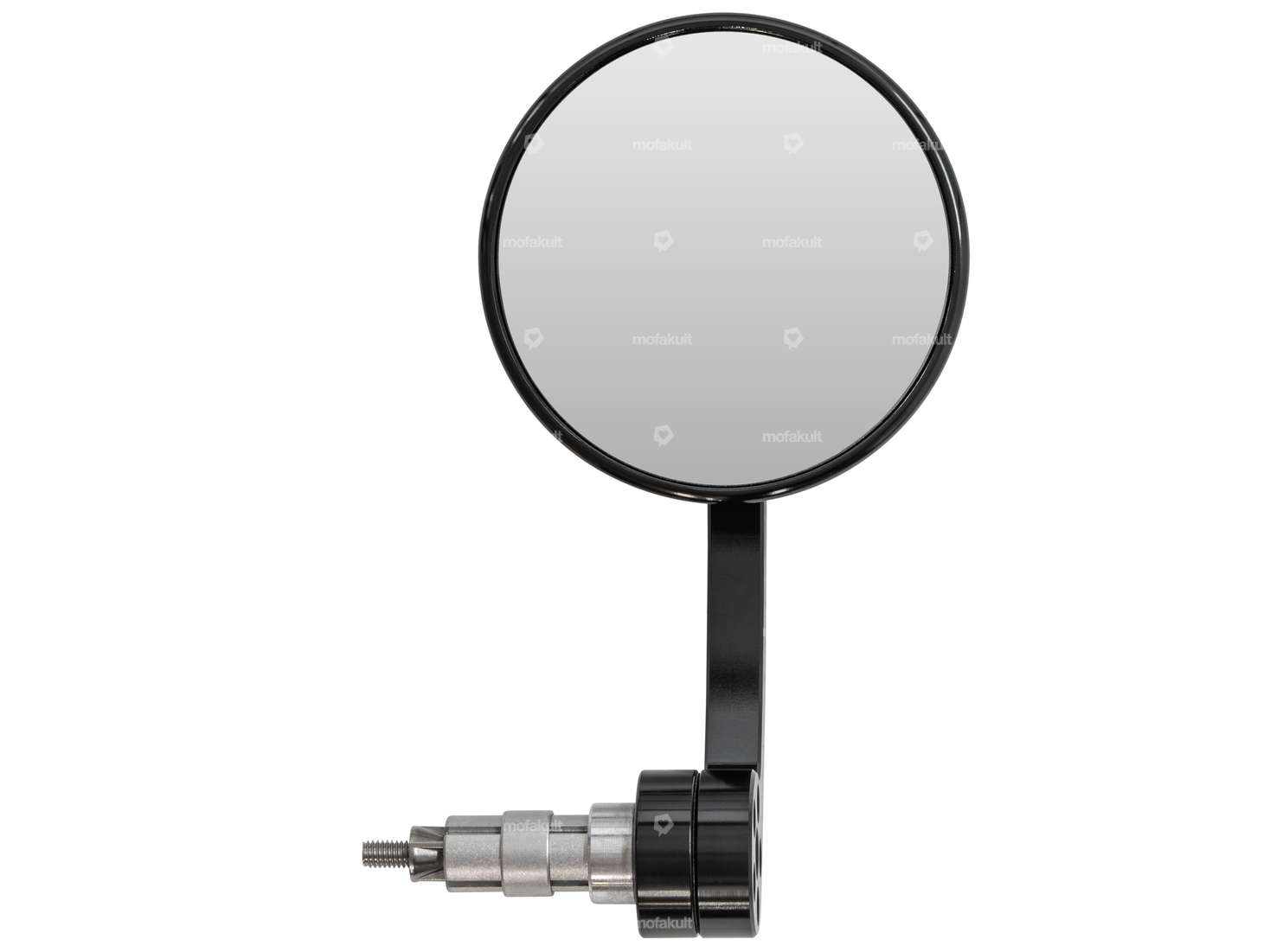 HIGHSIDER mirror CNC round plug-in version black Carousel Image 2