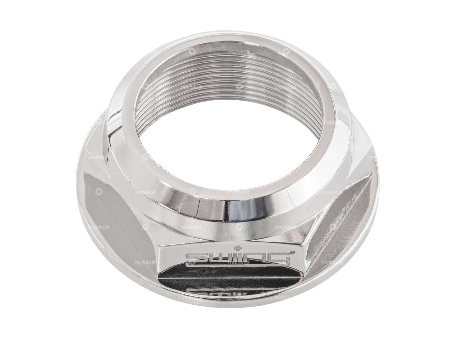 swiing® revival steerer tube nut M26x1 open Stem Inox Carousel Image 1
