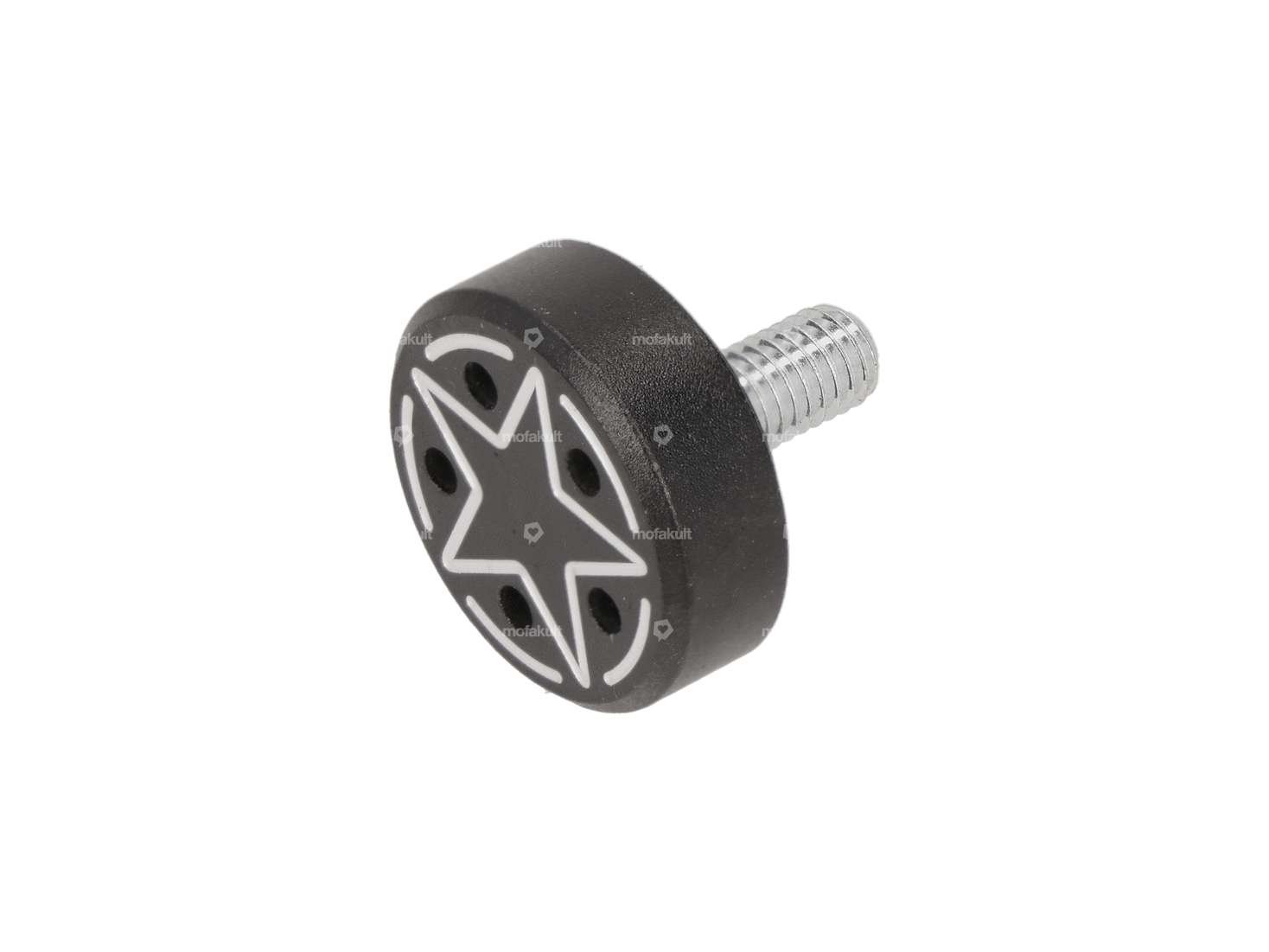 66HEROES Screw side protection 11 mm aluminum black Star Carousel Image 1