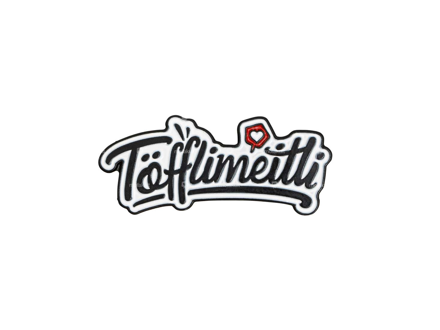 mk-Merch Pin "Töfflimeitli" 30 x 13 mm Carousel Image 1