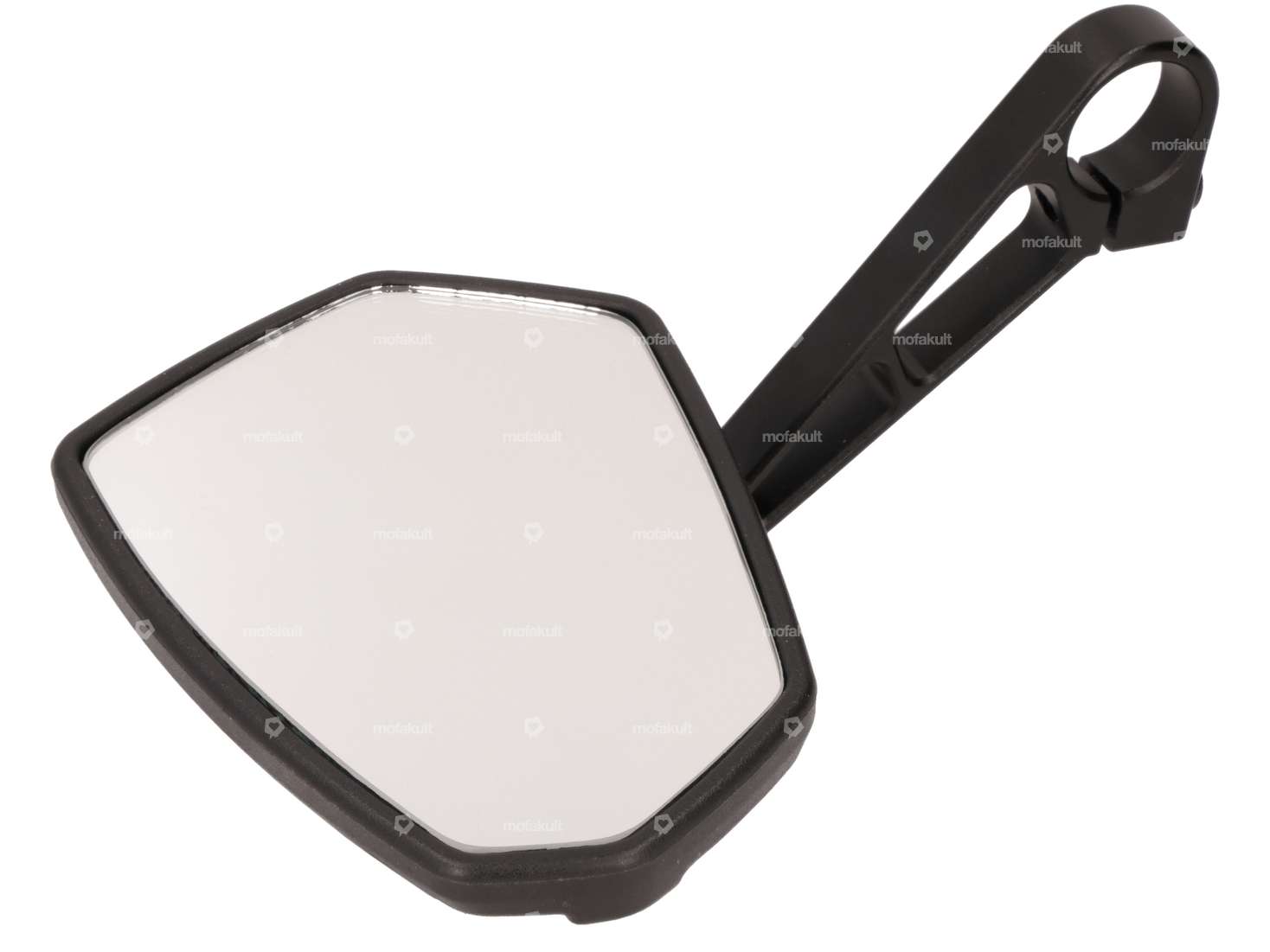 ergotec mirror M-77 angular CNC 12 cm black Carousel Image 1