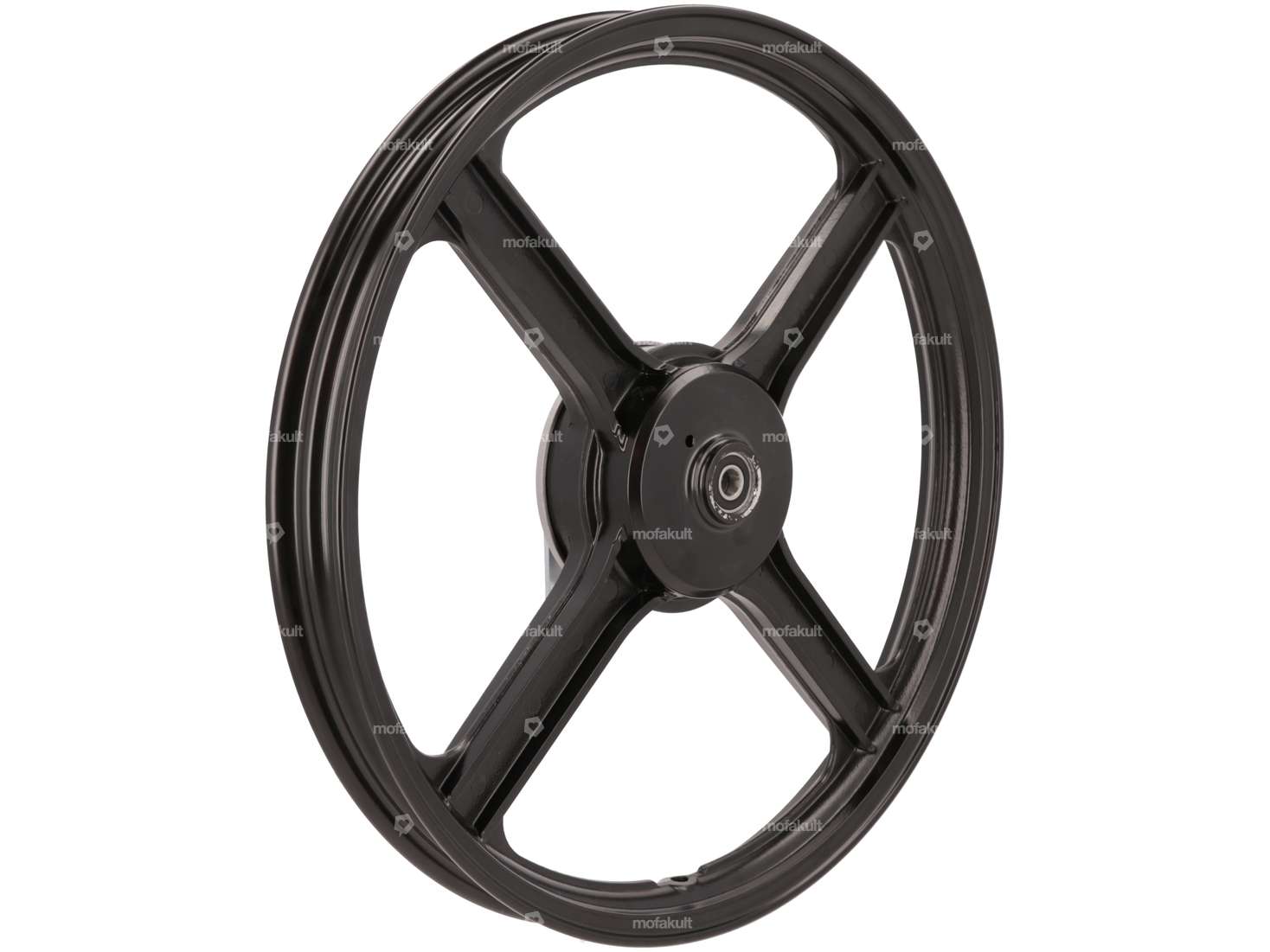 Wheel set 16" cast black (4 spokes) reproduction | Piaggio Bravo Carousel Image 4