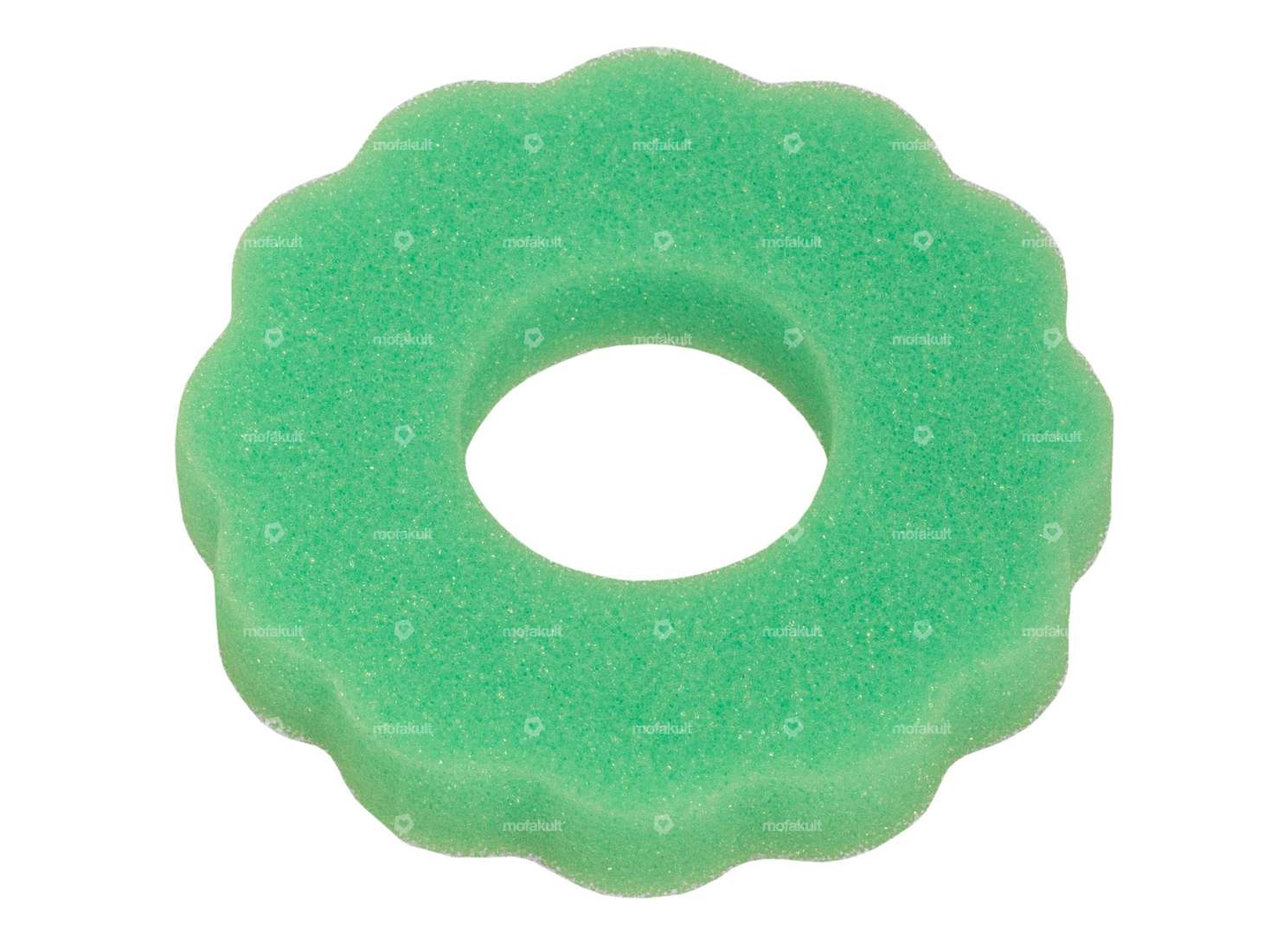 Ornamental sponge corrugated tank cap green Carousel Image 1