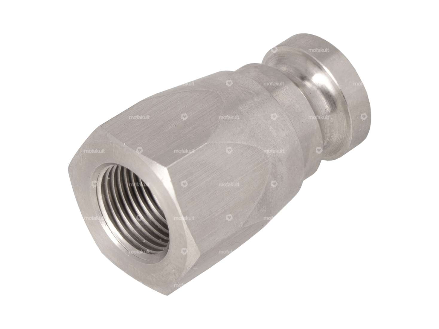 66HEROES Mounting pin M12x1 Wheel axle License plate holder side Inox Carousel Image 1