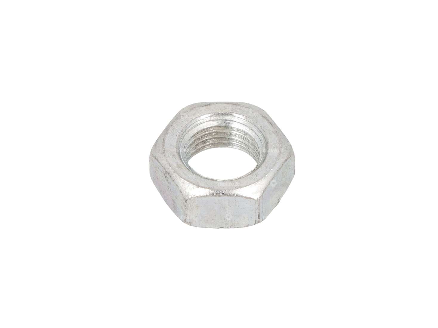 Nut M9.5x1 x 6.5 SW15 Wheel nut galvanized Carousel Image 1