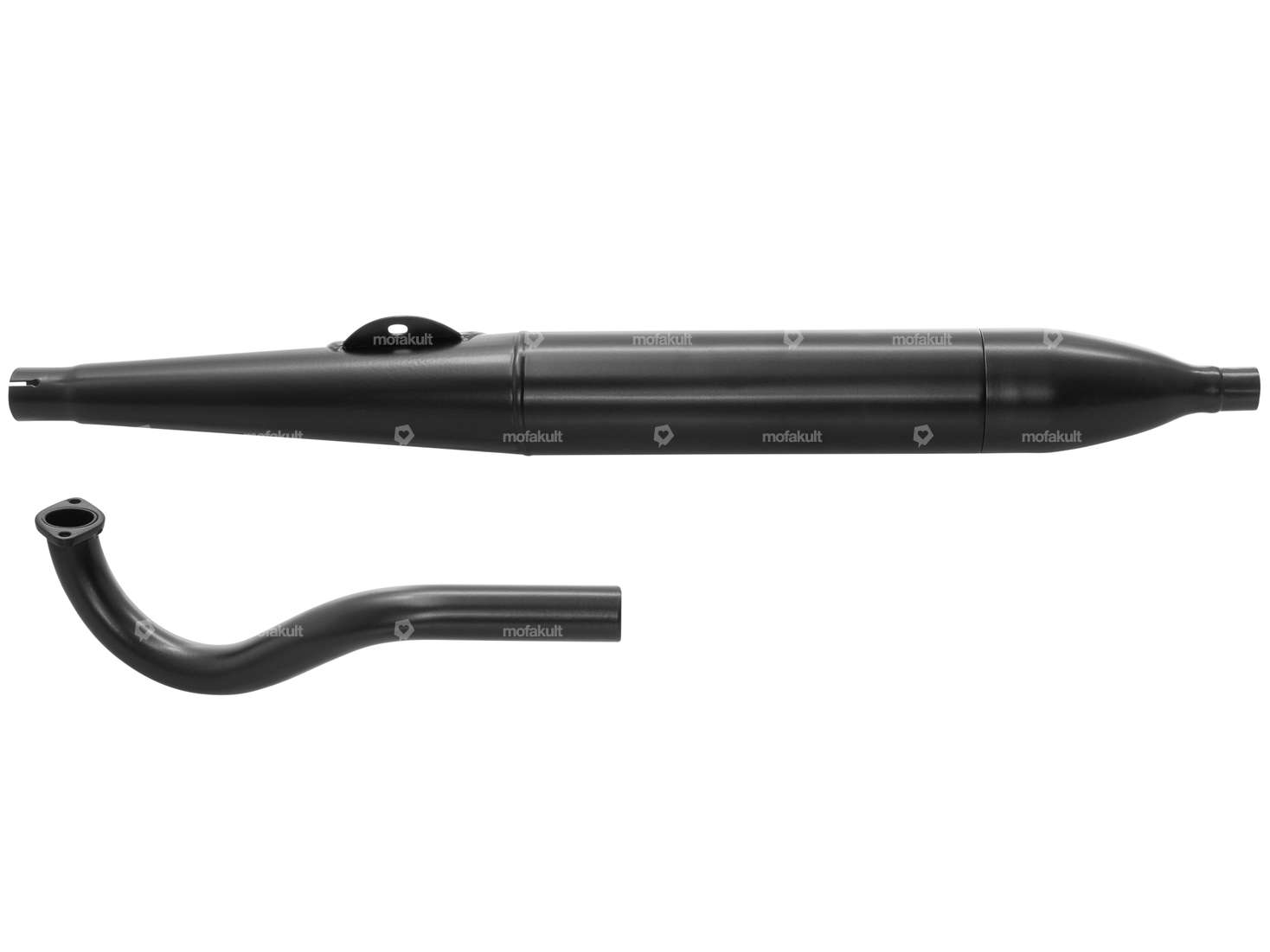 Exhaust flute 28 mm black | Puch Carousel Image 1