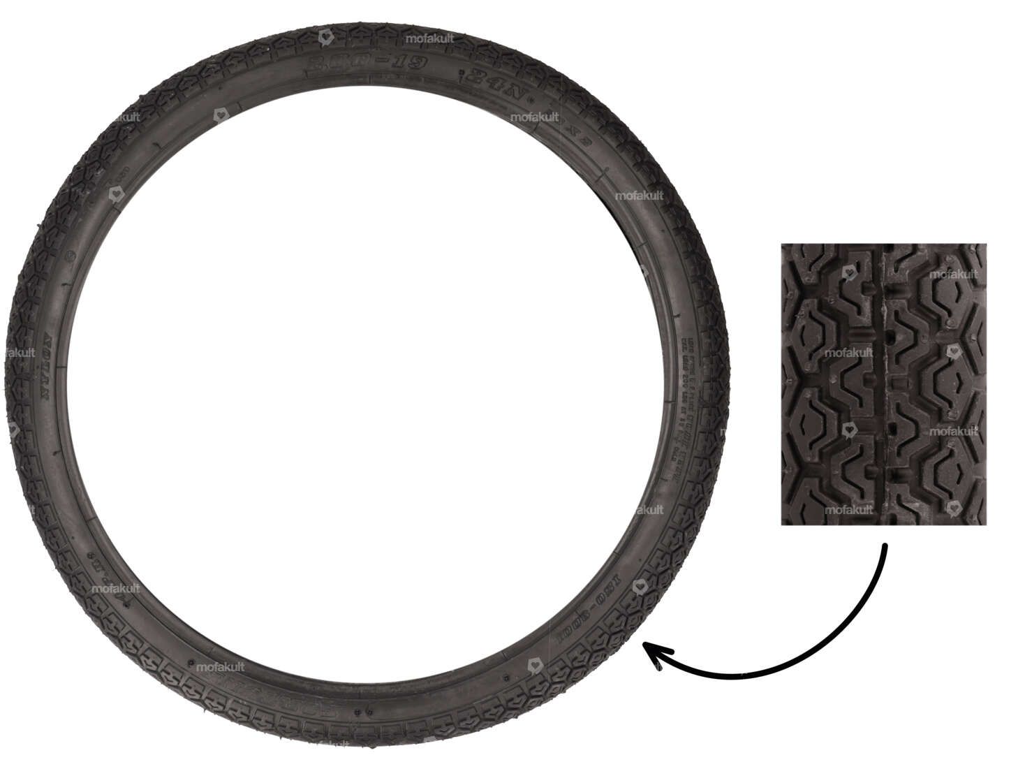 Fortune 2.00 x 19" tires F-899 4 P.R. Allround Carousel Image 1