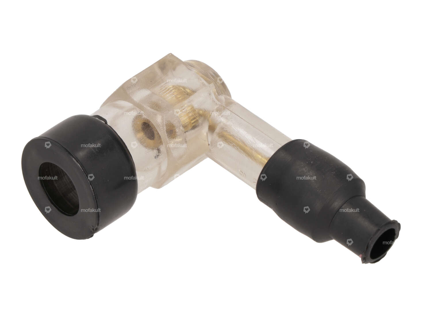 Spark plug connector transparent / not interference suppressed Carousel Image 1