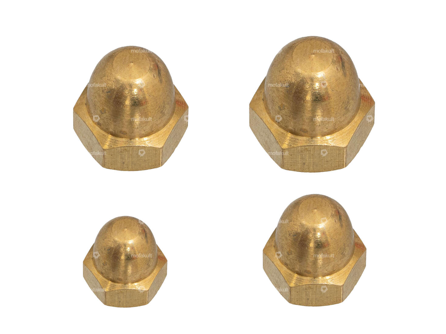 Cap nut M4 - M10 brass Carousel Image 1