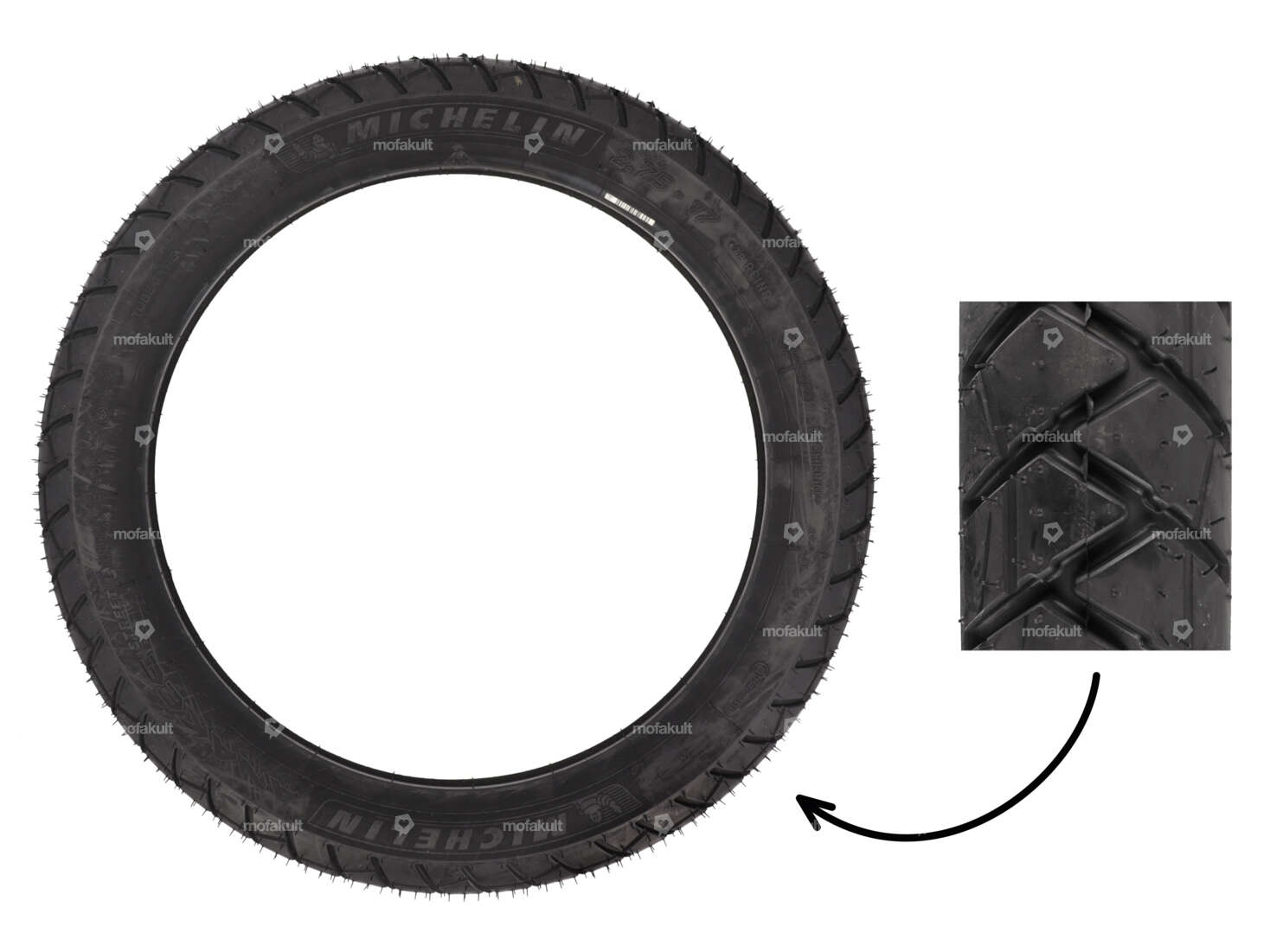 Michelin 2.25 x 17" tires ANAKEE Allround Carousel Image 1