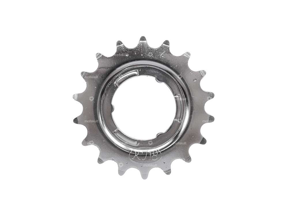 Sprocket back pedal 18 teeth chrome Carousel Image 2